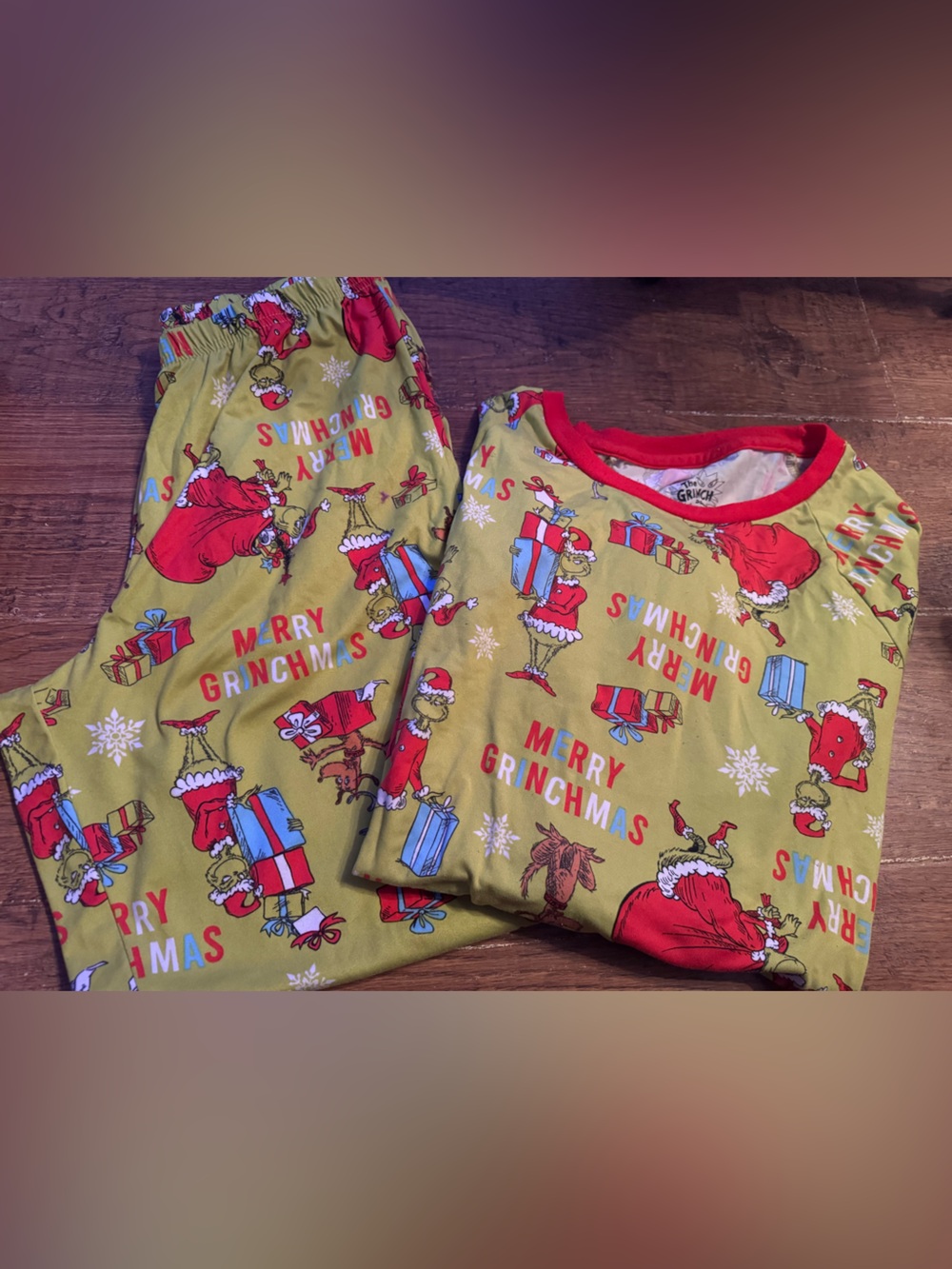 GRINCH S Merry Grinchmas Pajama Set small NEW
